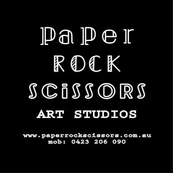 Paper Rock Scissors Art Studios, paper craft and ink and painting teacher
